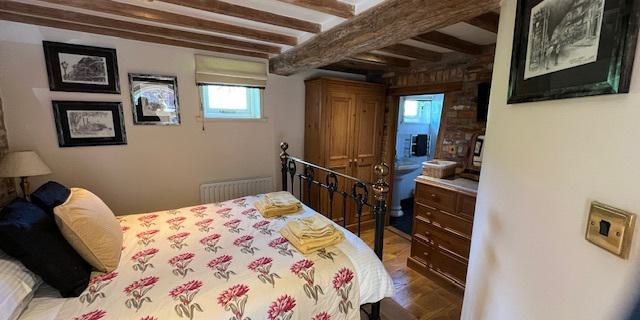 Bed 2,  Character brass and iron beds, double with en suite