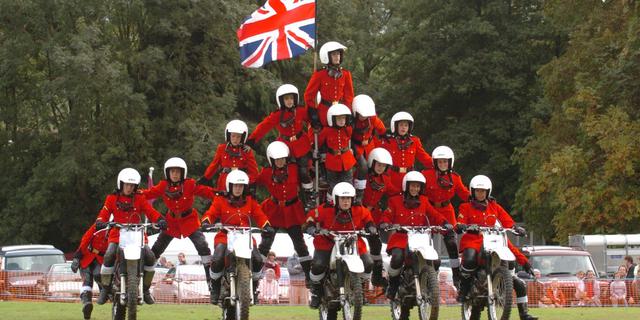 Chatsworth Country Fair The IMPS Motorcycle Display Team NEW