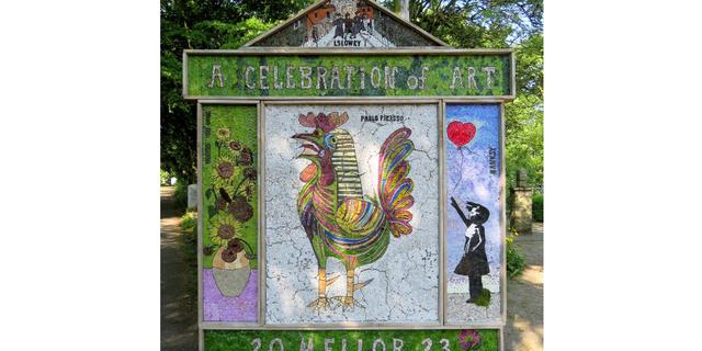 Mellor Well Dressing 2023 Glynn Williams