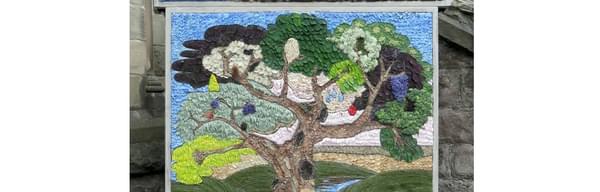 Wirksworth Well Dressing 2024 for 25 croched